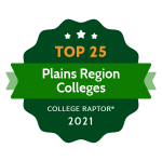 Best plains region colleges badge