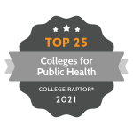 Best colleges for Public Health majors badge