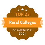 Best rural colleges badge