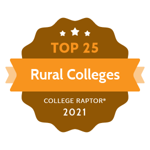 Best rural colleges badge