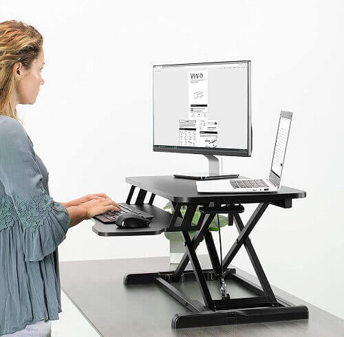 Vivo Standing Desk. Clicking will lead to its Amazon page. 