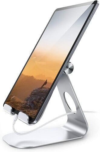 Tablet stand. Clicking will lead to its Amazon page. 
