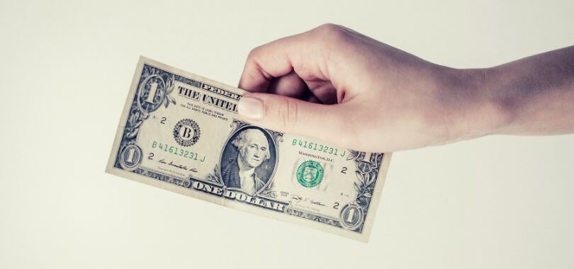 College student with money