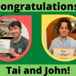 New Scholarship Winners Tai and John