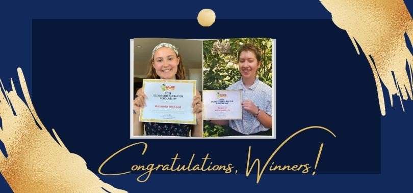 Scholarship Winners Amanda McCard and Summer Hollingsworth