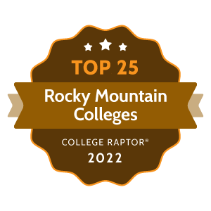 Top rocky mountain colleges 2023 badges.