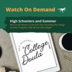 Watch on demand webinar summer programs.