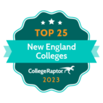 Top new england colleges badge.