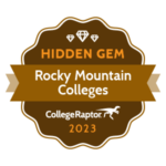 Top rocky mountain hidden gems badge.