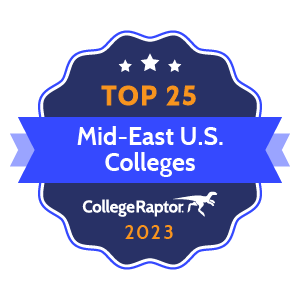 Top Mid-East Colleges 2023 Badge.