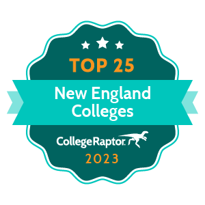 Top new england colleges badge.