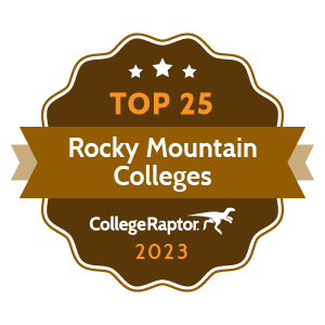 top rocky mountain colleges 2023 badge.