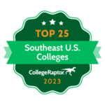 Top Southeast Colleges 2023 badge.