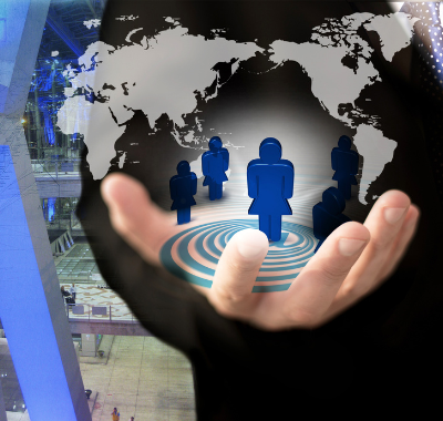 Representation of how human interaction shapes society