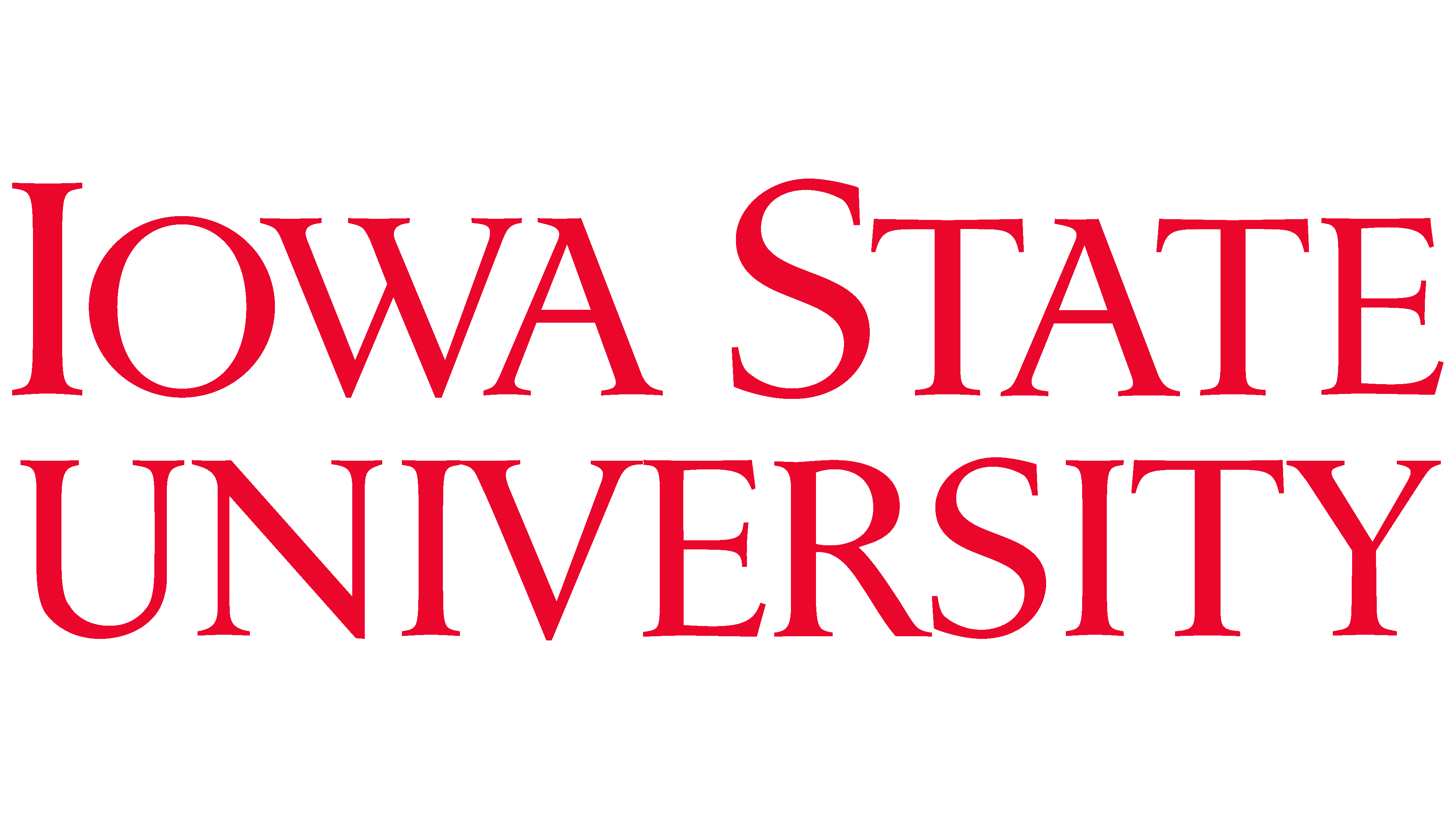 Iowa State University logo.