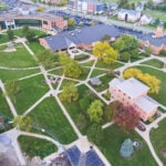 Grounds of campus in Northeast Indiana.