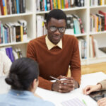 Students meeting for student council.