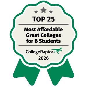 25 Most Affordable Great Colleges for the Average “B” Student