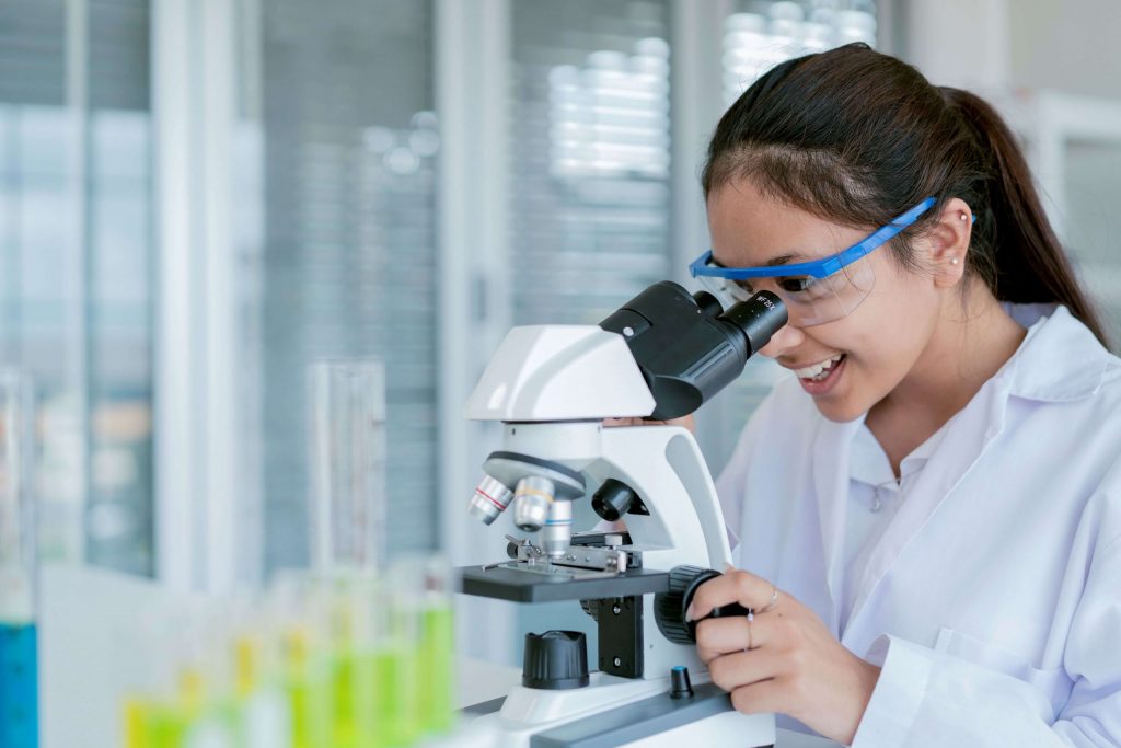 High school student in research program.