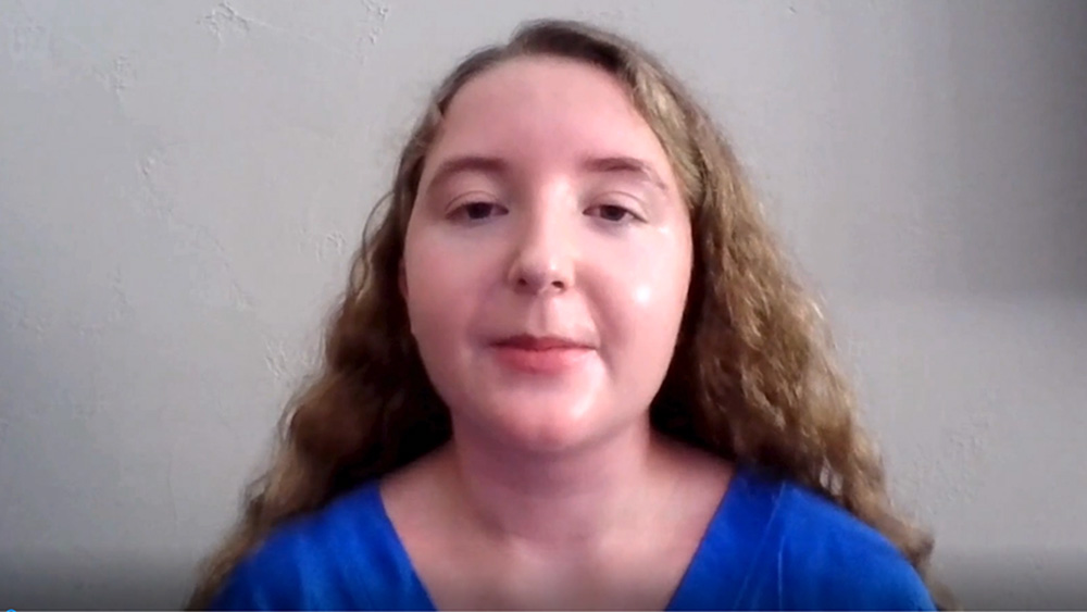 Scholarship winner Addison