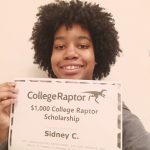 Scholarship winner Sidney C